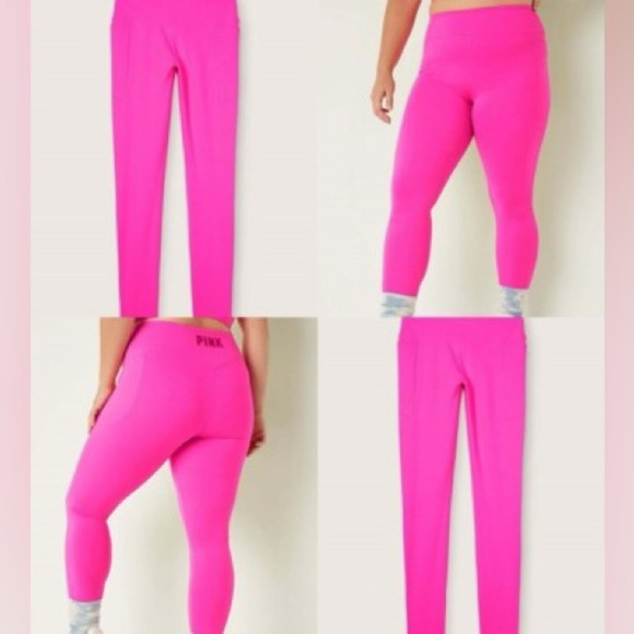 Victoria's Secret PINK Soft Ultimate High Waist Full Length Legging POCKETS - Picture 1 of 4